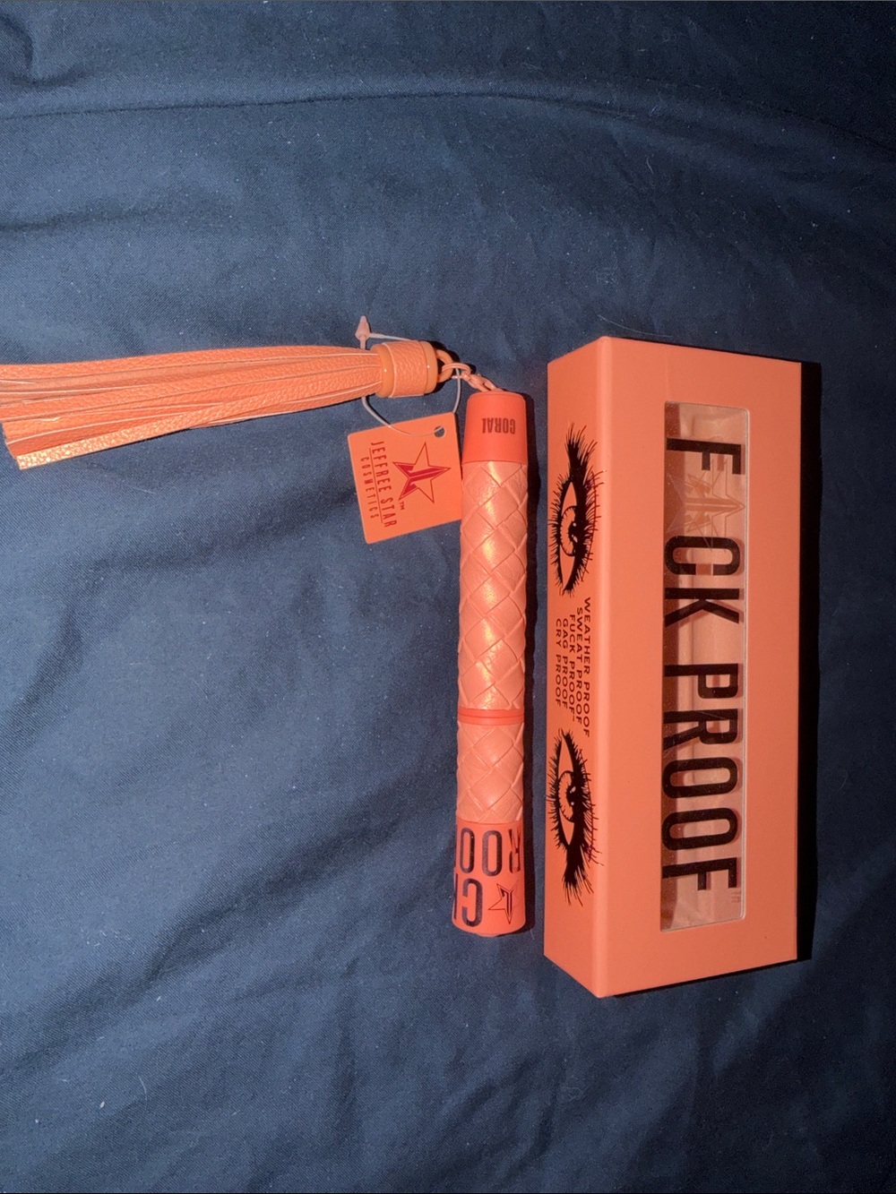 Jeffree Star Bright Orange Waterproof Mascara with Tassel